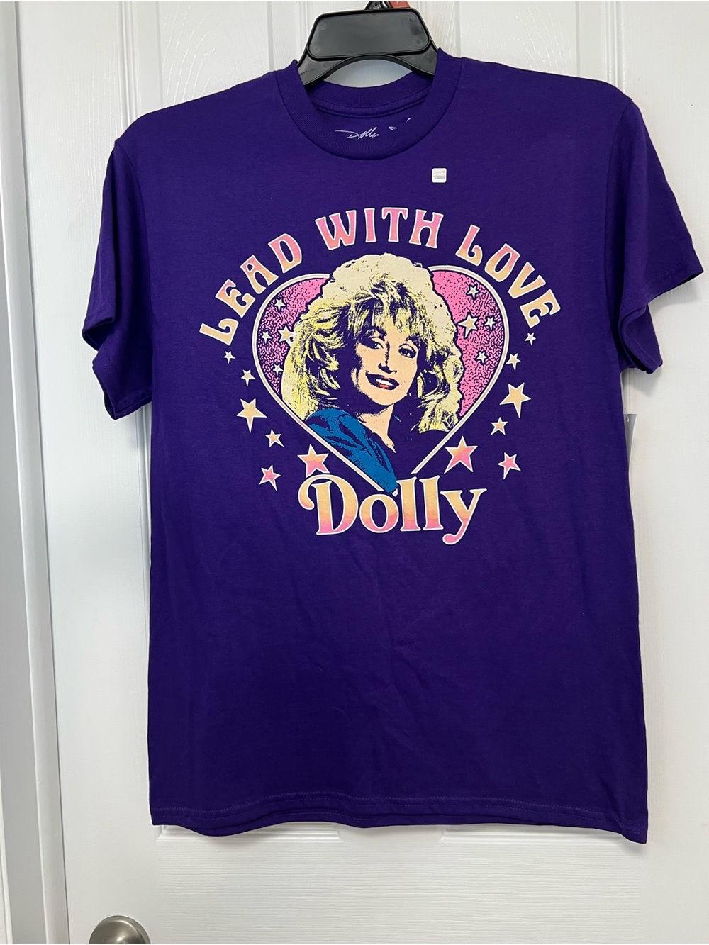 100% Authentic Dolly Parton T-Shirt Purple Men’s M Unisex